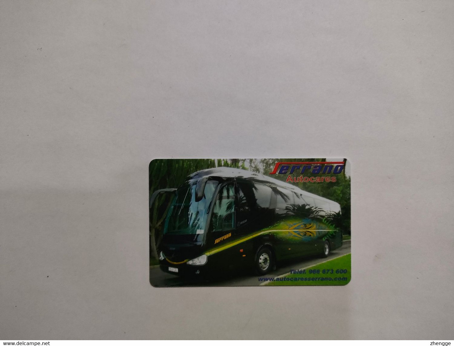 Spain Transport Cards, (1pcs) - Unclassified