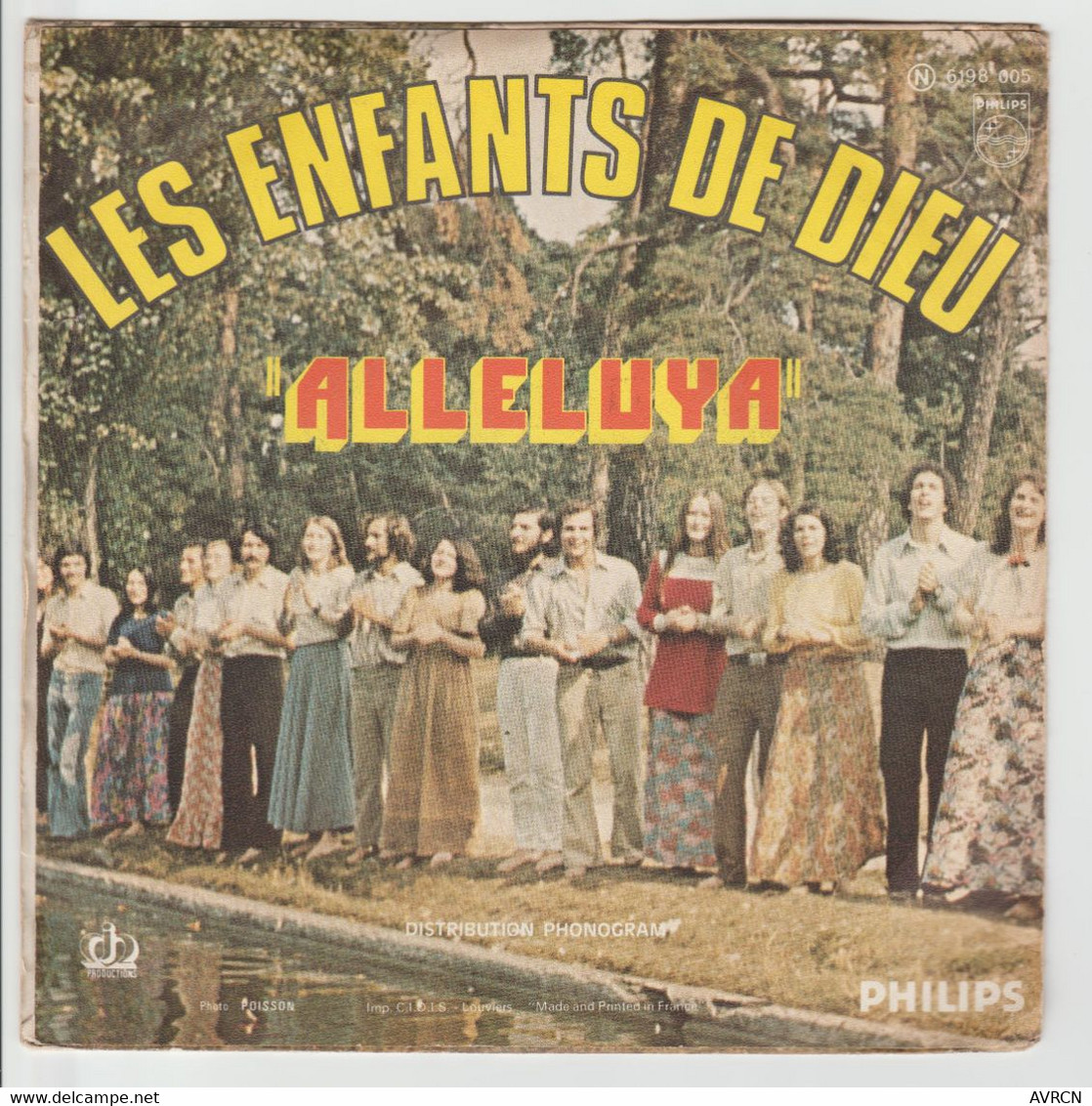 Vinyle 45 Tours LES ENFANTS DE DIEU Chantent Jésus.1973 - Gospel & Religiöser Gesang