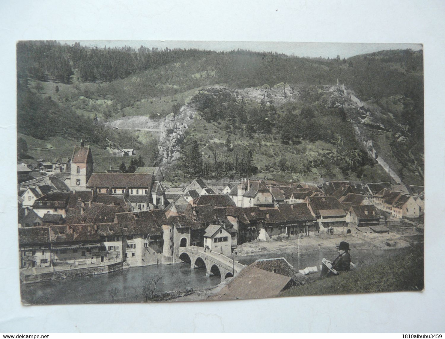 CPA SUISSE - ST URSANNE Et Le Doubs - Saint-Ursanne