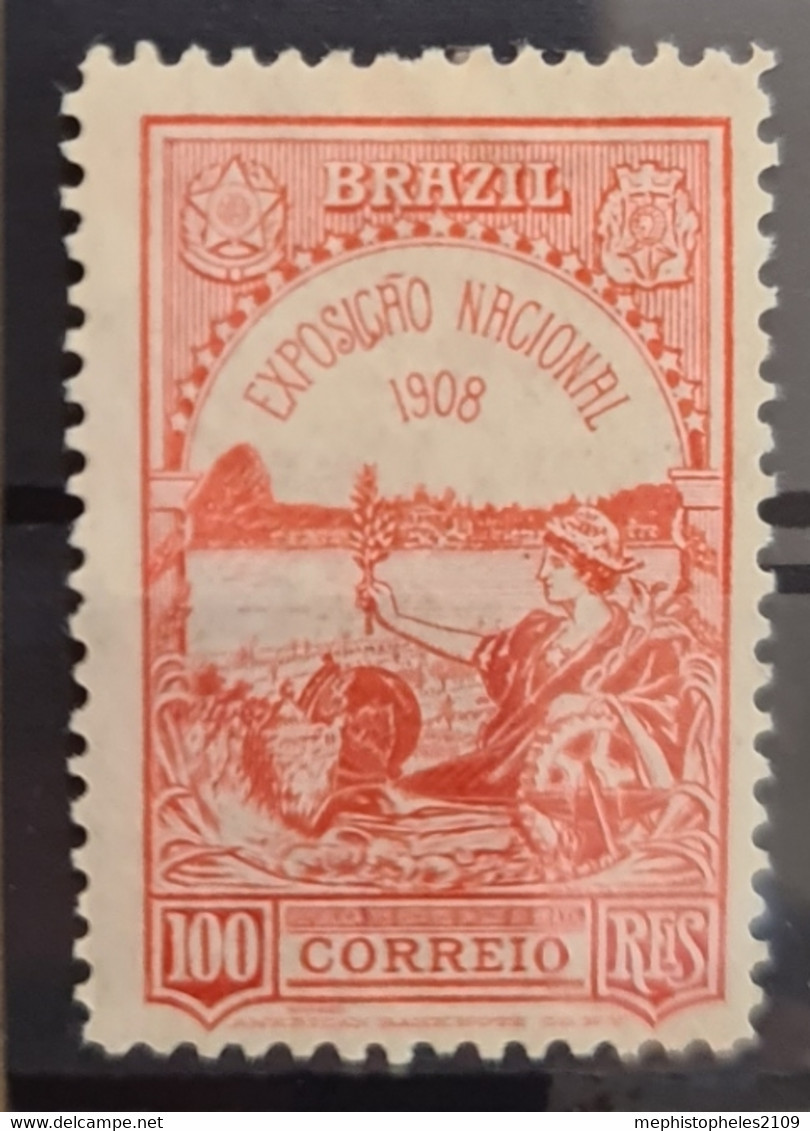 BRASIL 1908 - MLH - Sc# 129 - Unused Stamps