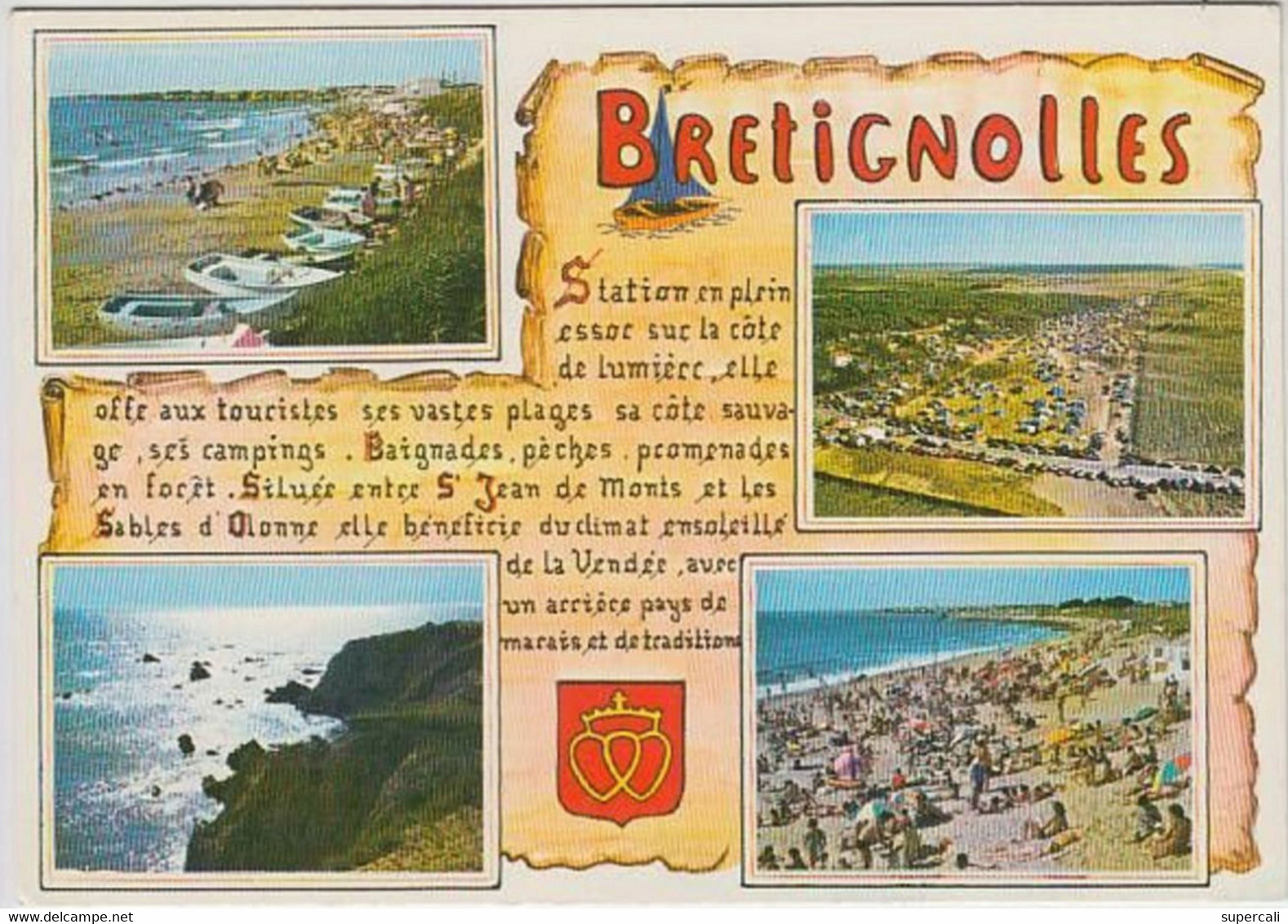 REF23.193 VENDEE . BRETIGNOLLES SUR MER..EN 4 VUES. - Bretignolles Sur Mer