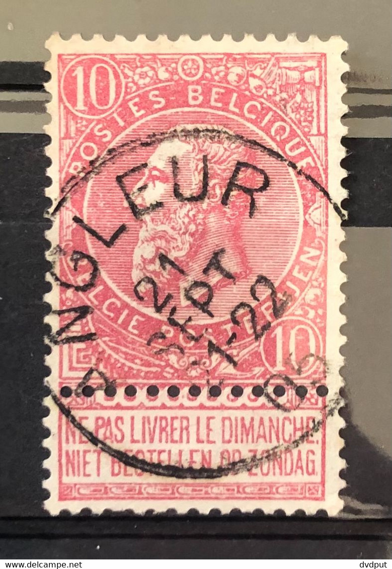 België, 1893, Nr 58, Gestempeld ANGLEUR - 1893-1900 Barba Corta