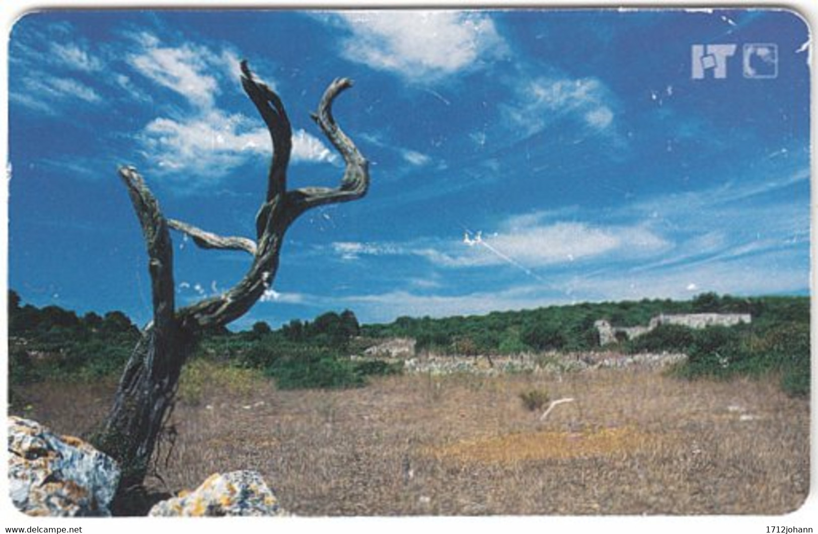 CROATIA D-613 Chip HT - Landscape, Desert - Used - Croatia