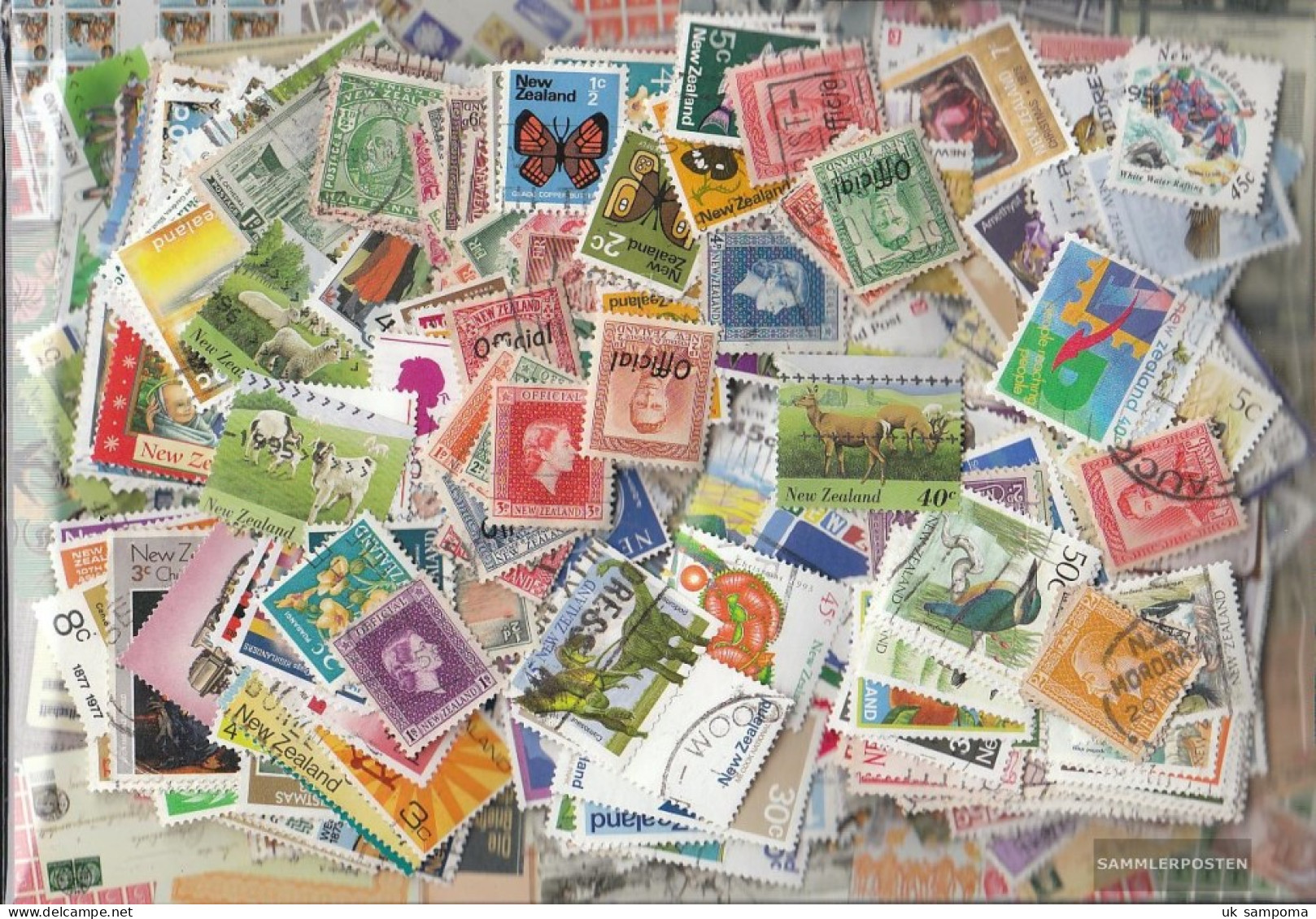 New Zealand 500 Different Stamps - Verzamelingen & Reeksen