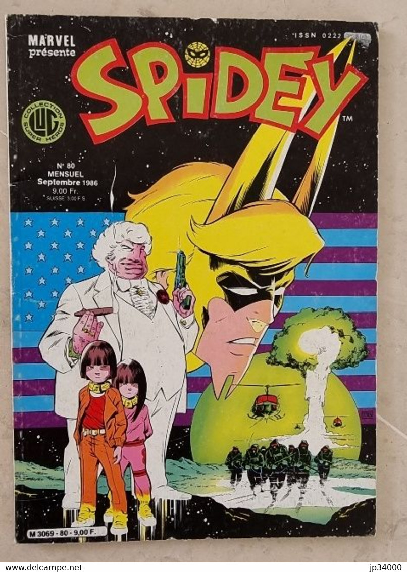 SPIDEY Numéro 80. Editions LUG. (1986) Ed Française.// Bon Etat - Spidey