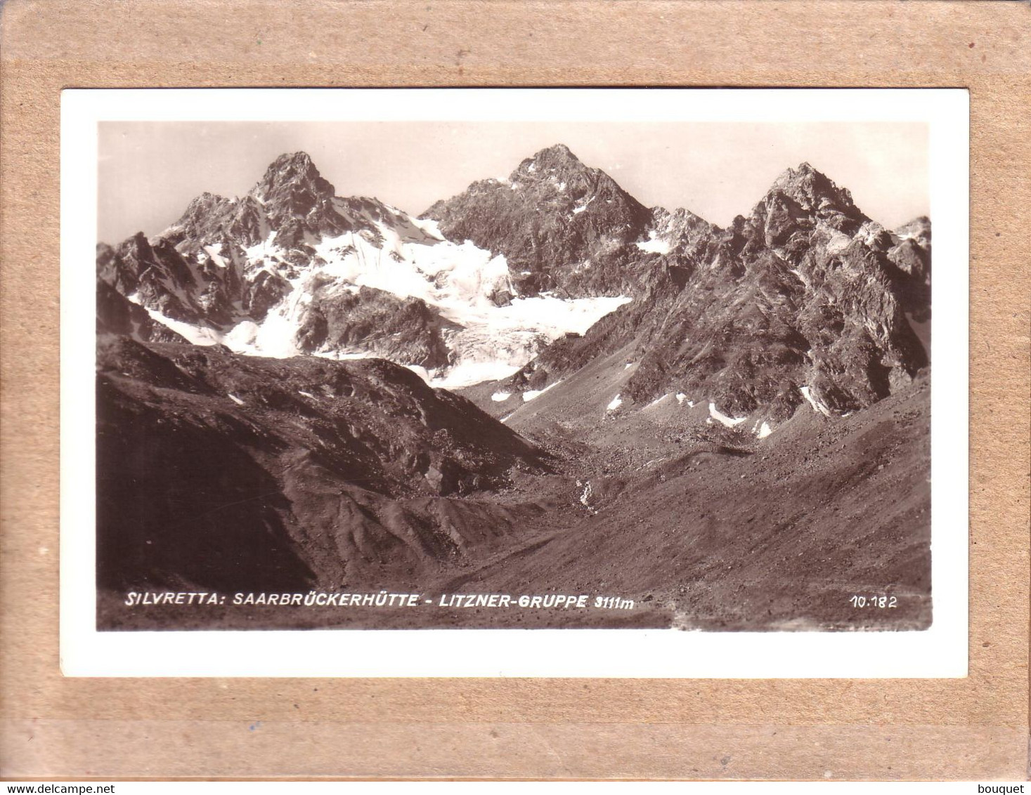 AUTRICHE - GASCHURN - 10182 - SILVRETTA , SAARBRÜCKERHÜTTE  , SAARBRÜCKER HÜTTE - LITZNER GRUPPE - éditeur Risch Lau - Gaschurn