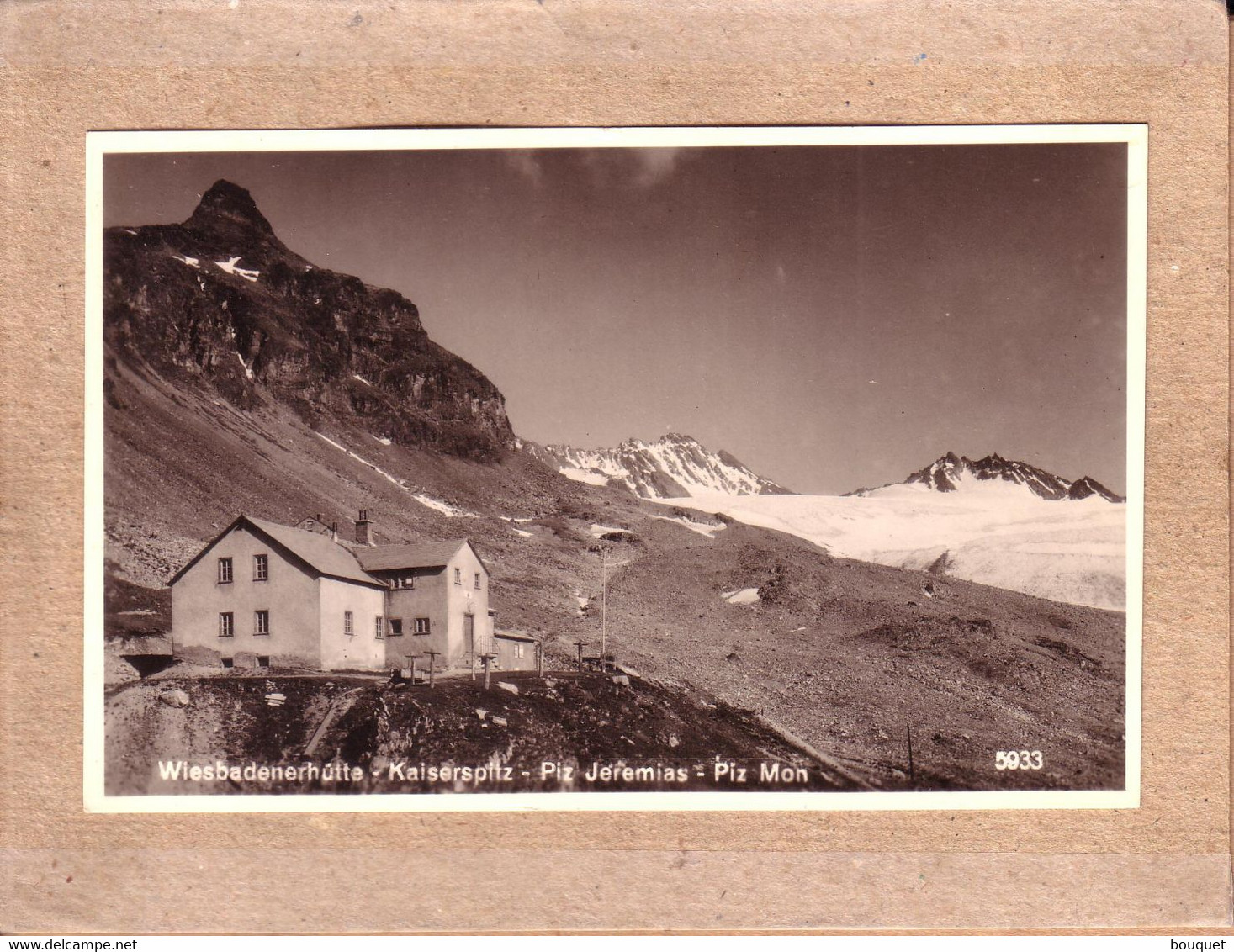 AUTRICHE - GASCHURN - 70690 - WIESBADENERHÛTTE , WIESBADENER HÜTTE - KAISERPITZ - PIZ JEREMIAS , MON - éd. Rud. Mathis - Gaschurn