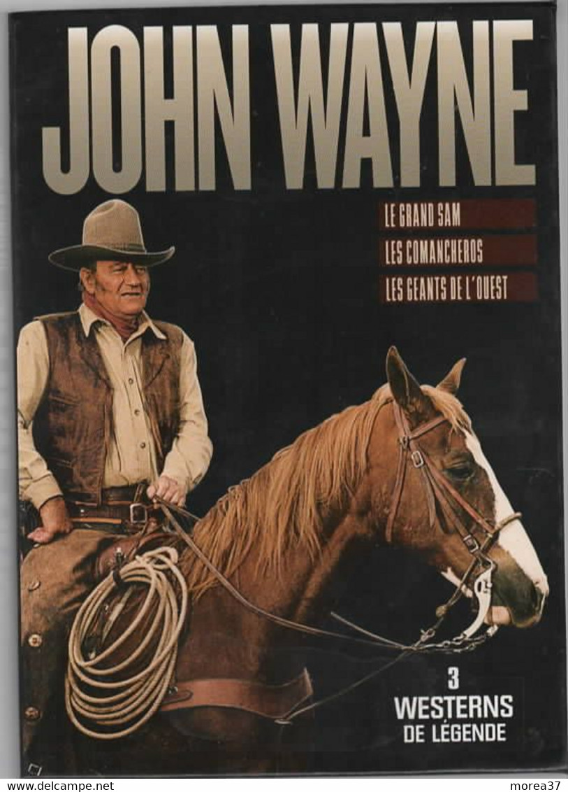 Coffret De John WAYNE Comprenant 3 Films "Le Grand SAM"   " Les Comancheros" Et " Les Géants De L'Ouest"   C21 - Western/ Cowboy