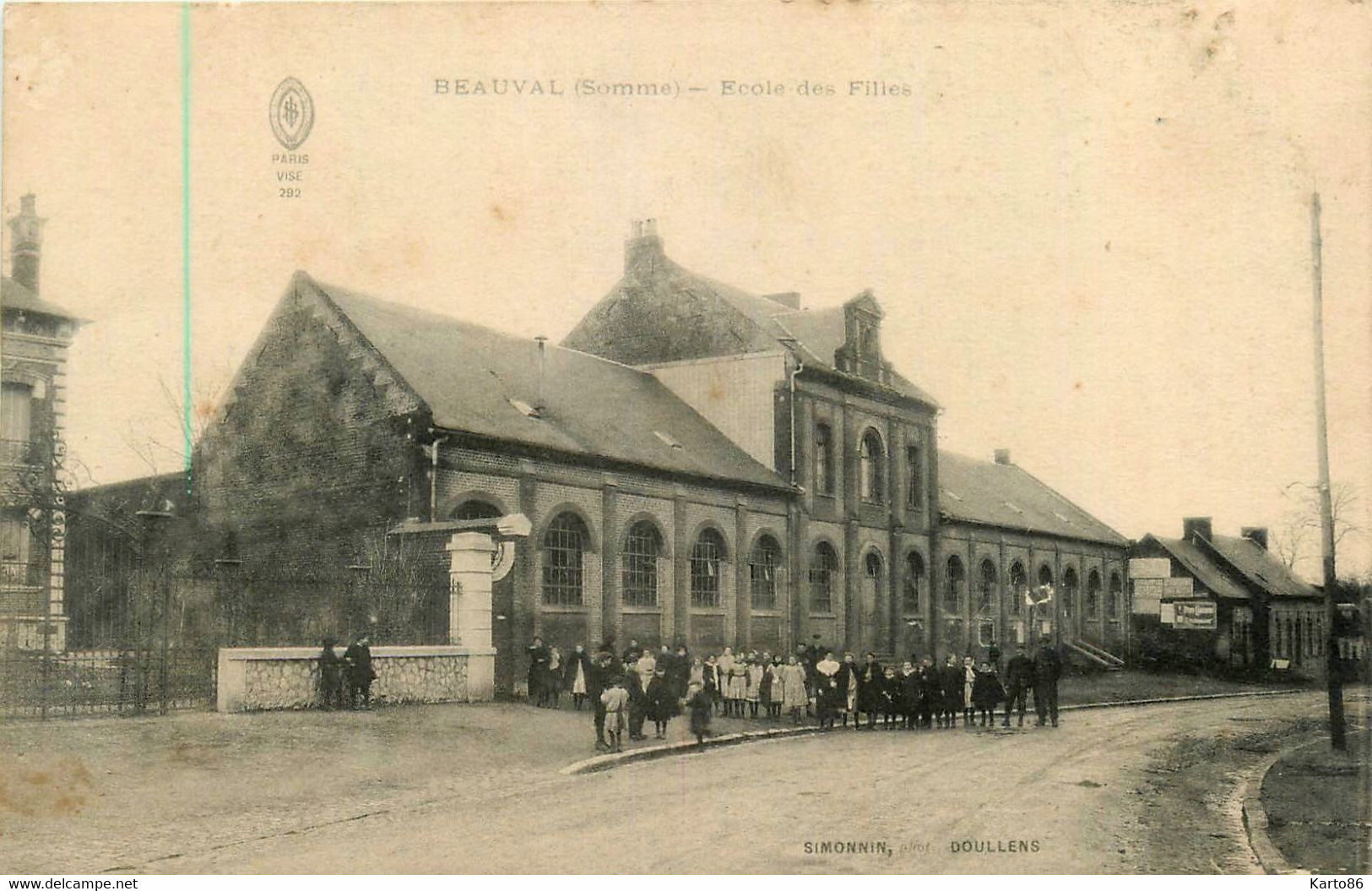 Beauval * Route Et école Des Filles * Groupe Scolaire - Beauval