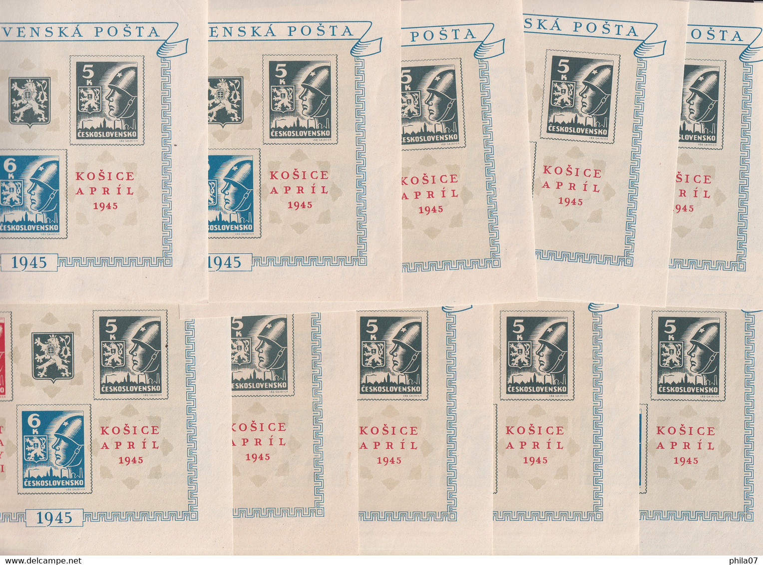 Czeckoslovakia - Kosice 1945 - 10 Block, MNH, Good Quality / As Is On Scan - Neufs