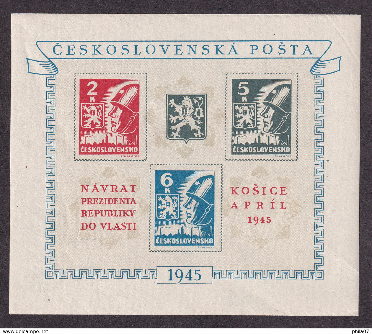 Czeckoslovakia - Kosice 1945 - 10 Block, MNH, Good Quality / As Is On Scan - Ungebraucht