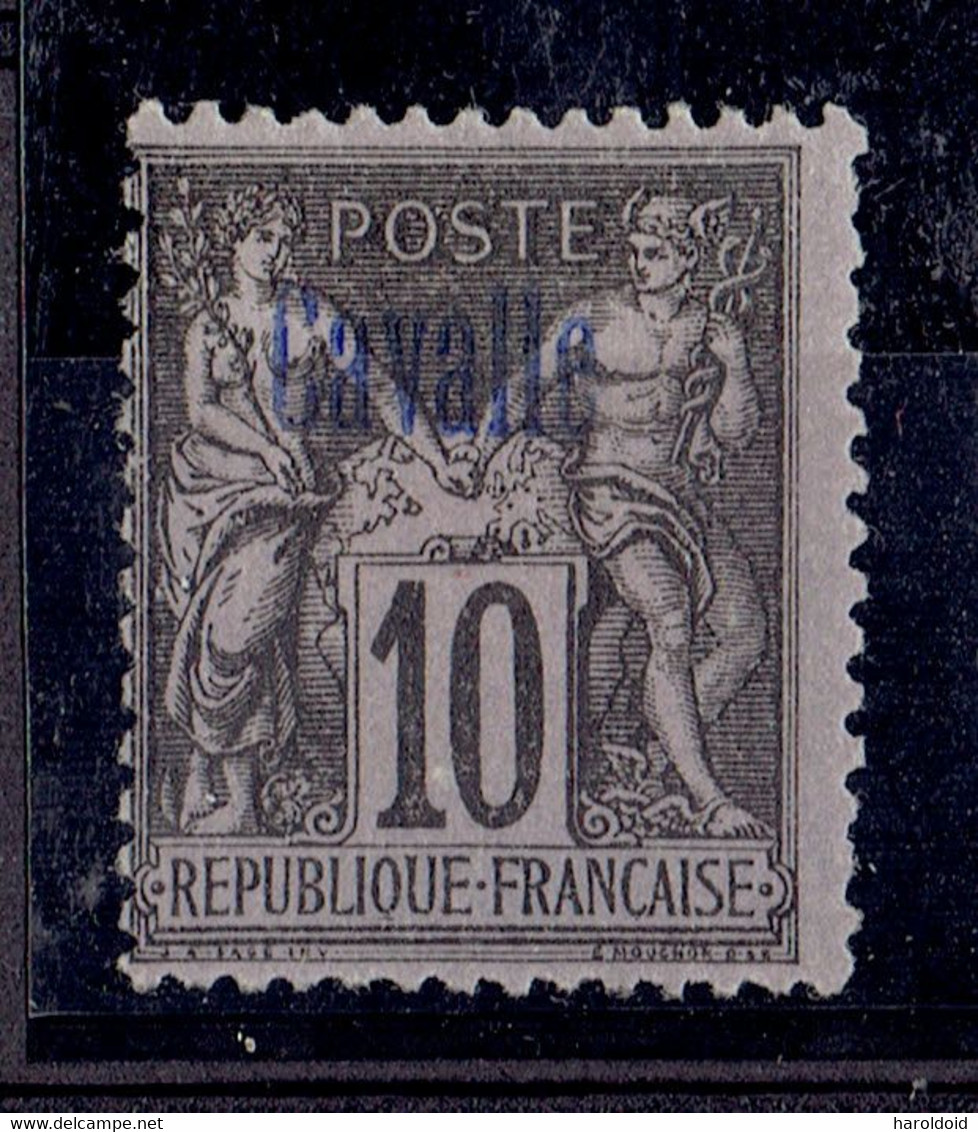 Cavalle - Colonies Françaises - N°4 TI - N  Sous B - X TB - Neufs