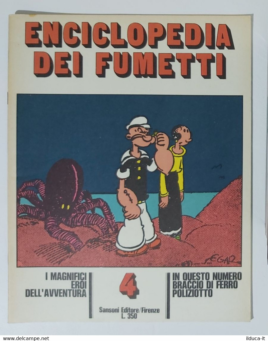 I104798 Enciclopedia Dei Fumetti N. 4 - Braccio Di Ferro Poliziotto - Sansoni - Humoristiques