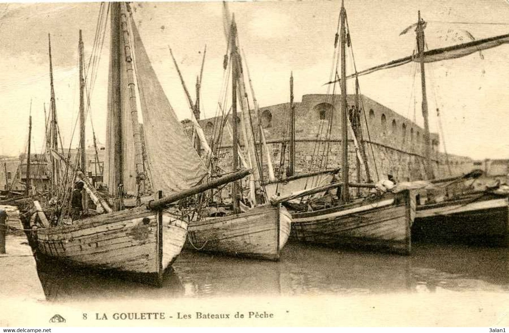 LA GOULETTE   = Les Bateaux De Pêche   3225 - Tunesië