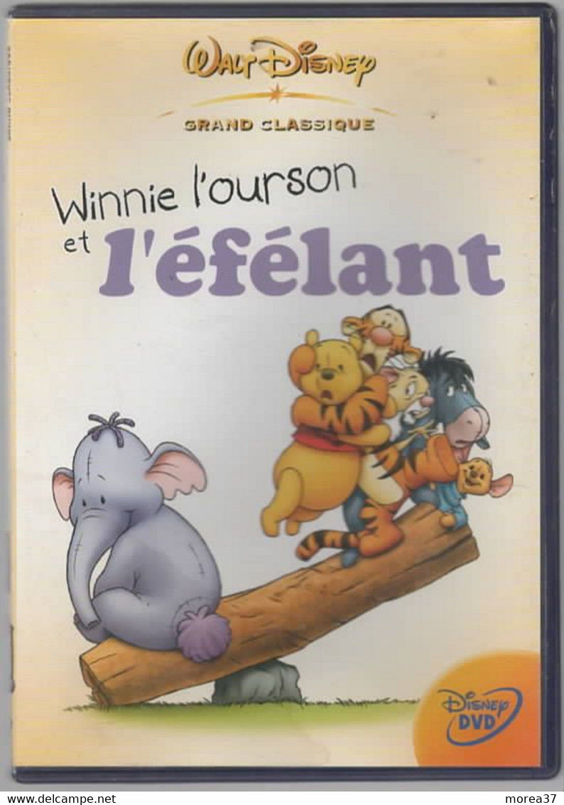 WINNIE L'OURSON Et L'EFELANT  De WALT DISNEY   C21 - Dibujos Animados