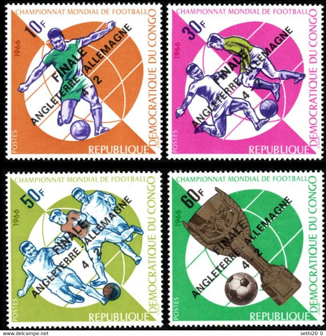 Congo 1966 Football  MNH - 1966 – England