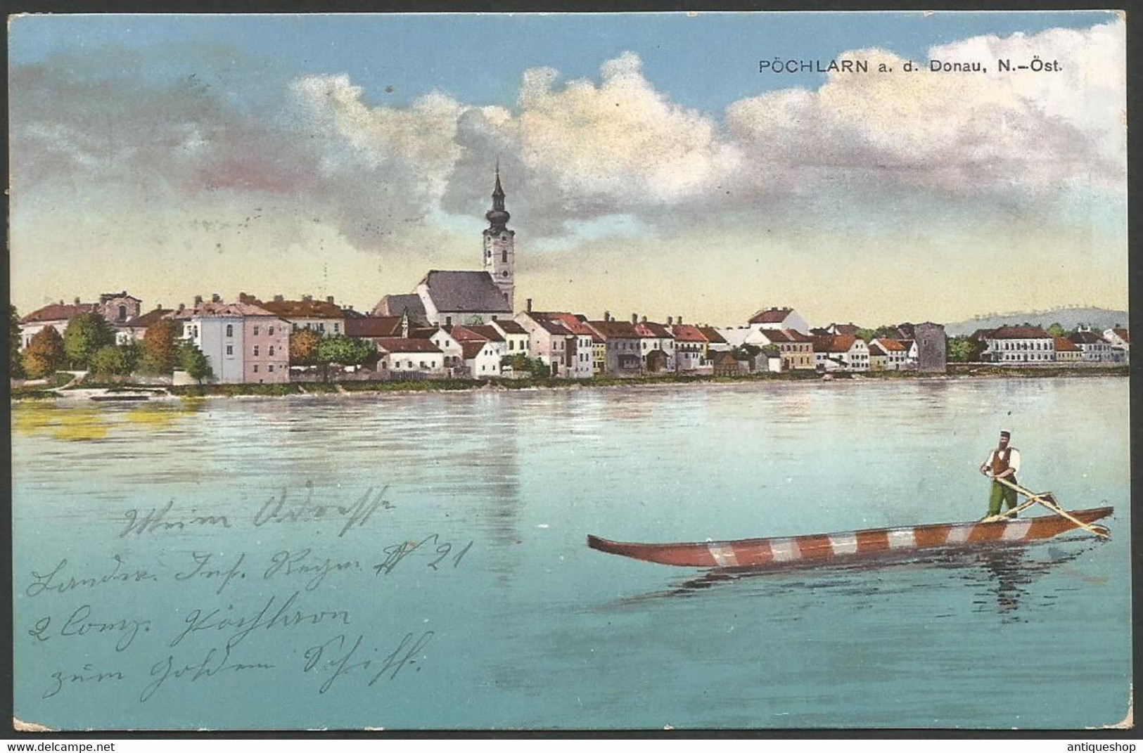 Austria-----Pochlarn-----old Postcard - Pöchlarn