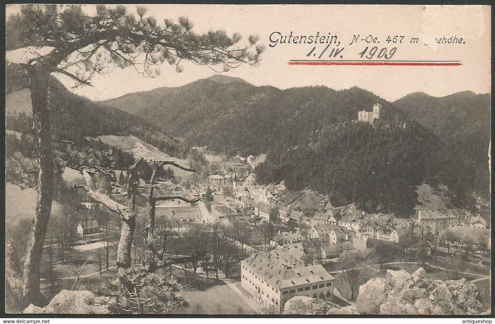 Austria-----Gutenstein-----old Postcard - Gutenstein