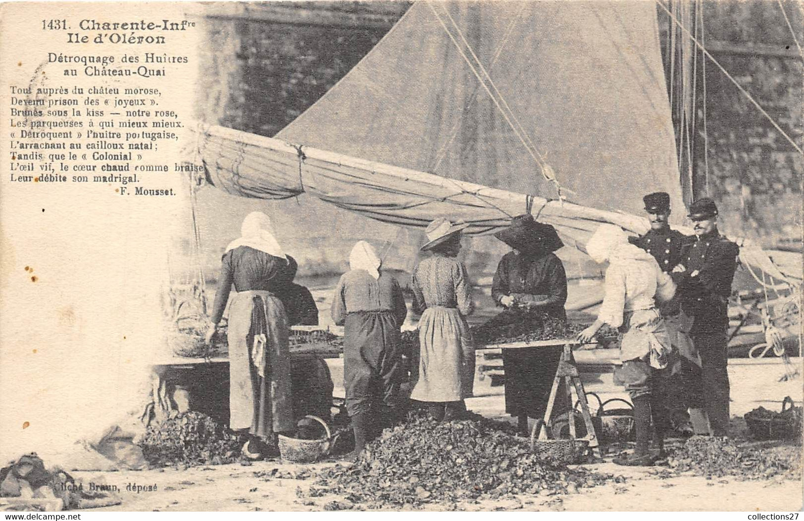 17-ILE D'OLERON- DETROQUAGE DES HUITRES AU CHATEAU QUAI - Ile D'Oléron