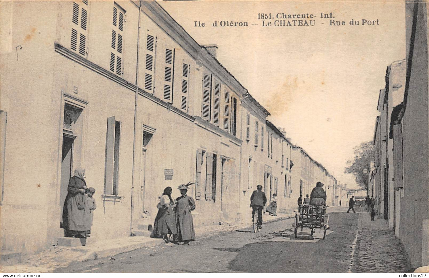 17-ILE D'OLERON- LE CHATEAU RUE DU PORT - Ile D'Oléron