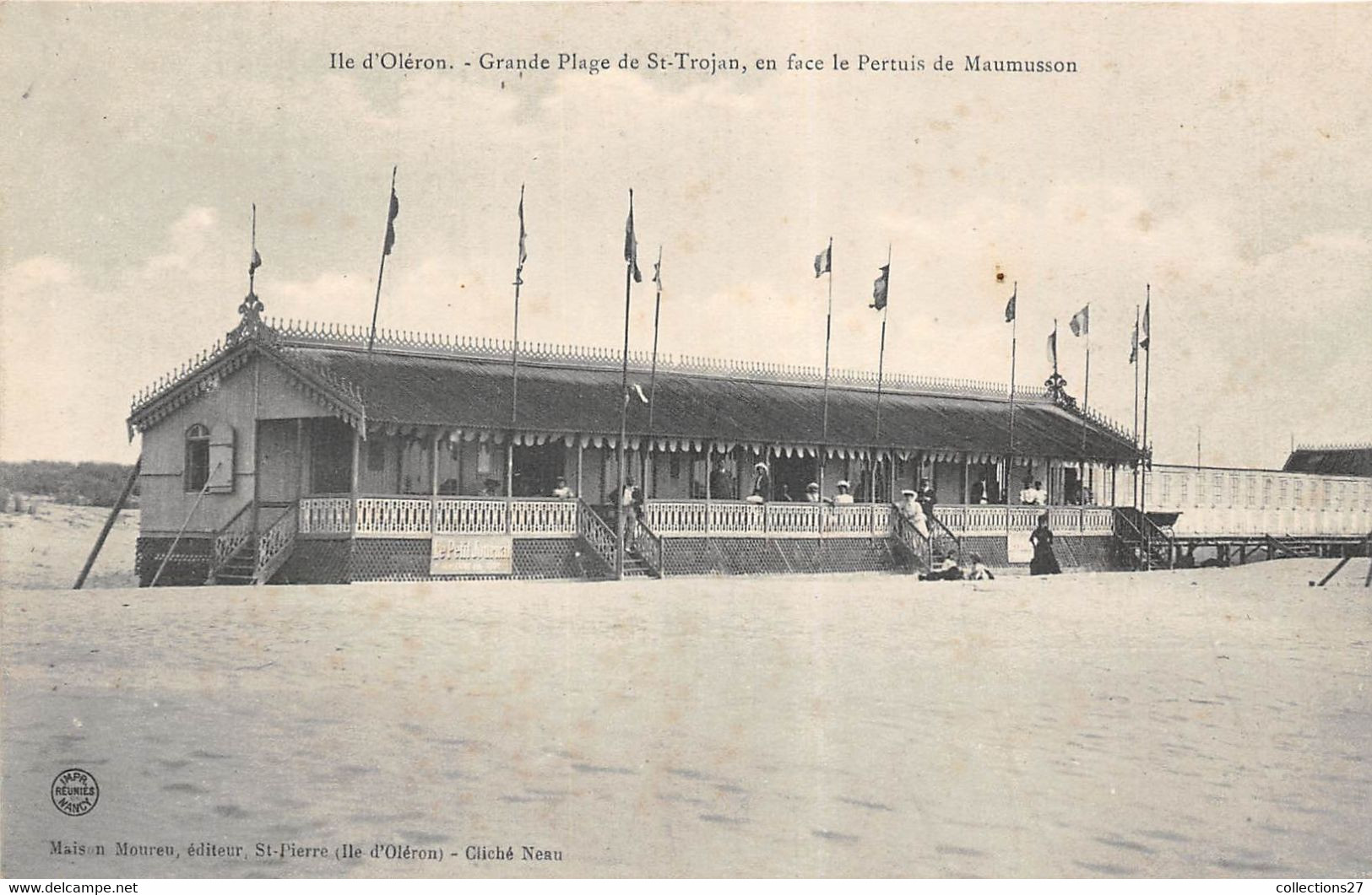 17-ILE D'OLERON-GRANDE PLAGE DE ST-TROJAN, EN FACE LE PERTUIS DE MAUMUSSON - Ile D'Oléron