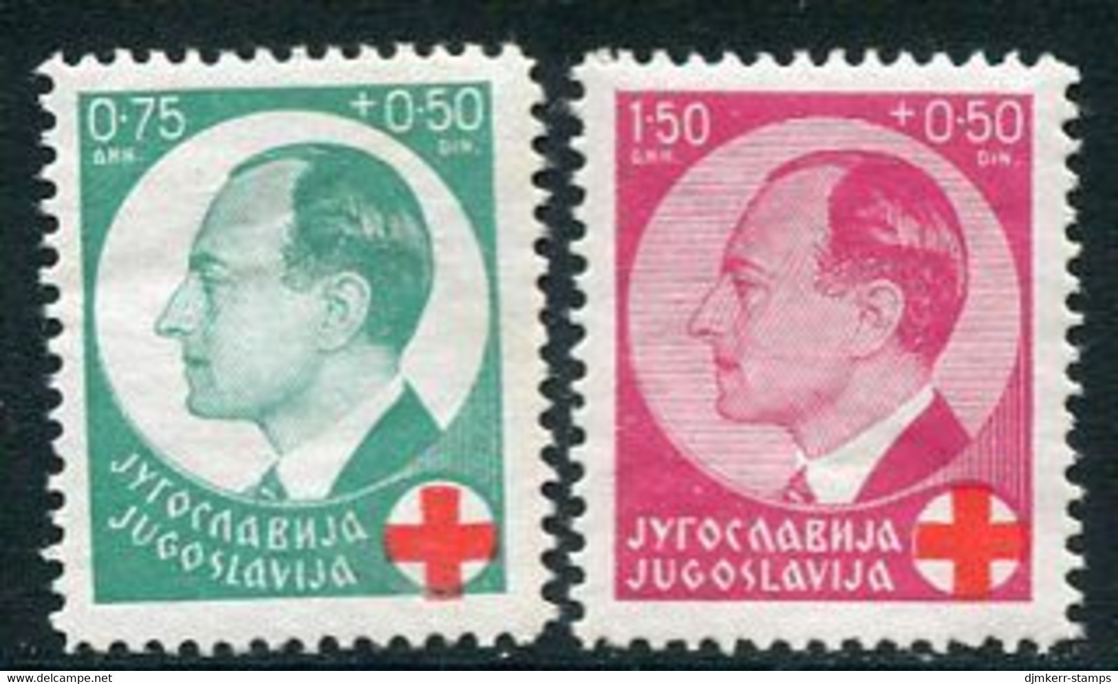 YUGOSLAVIA 1936 Red Cross LHM / *  Michel 328-29 - Ungebraucht