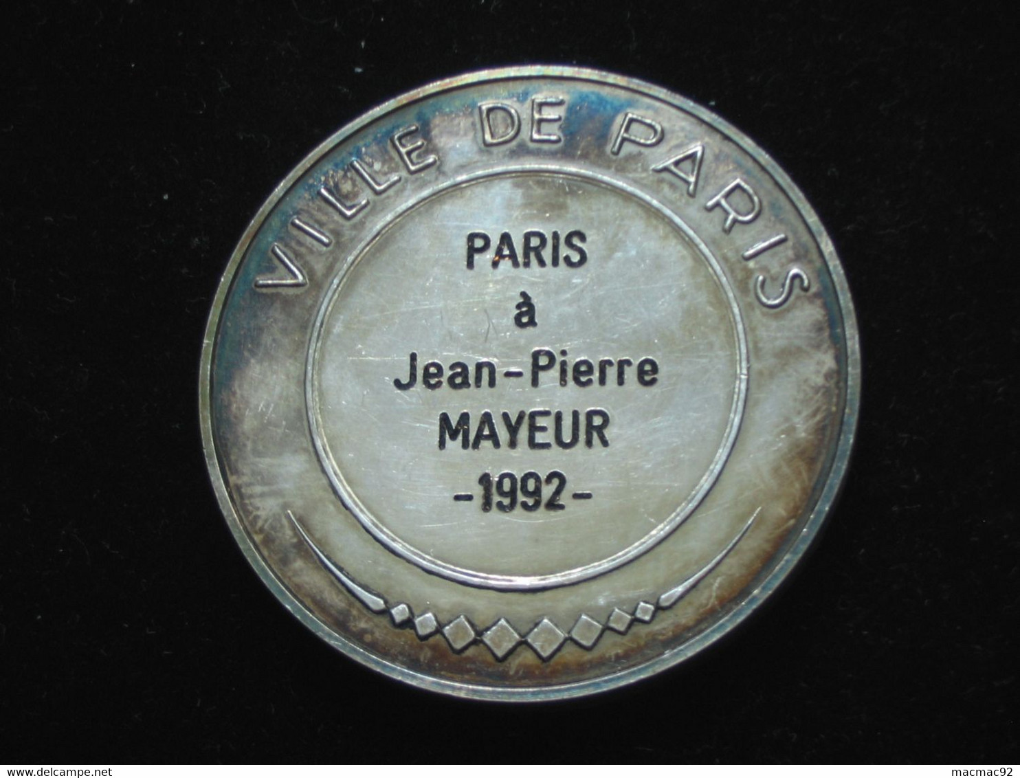 Médaille Ville De Paris - FLUCTUAT NEC MERGITUR **** EN ACHAT IMMEDIAT **** - Professionnels / De Société