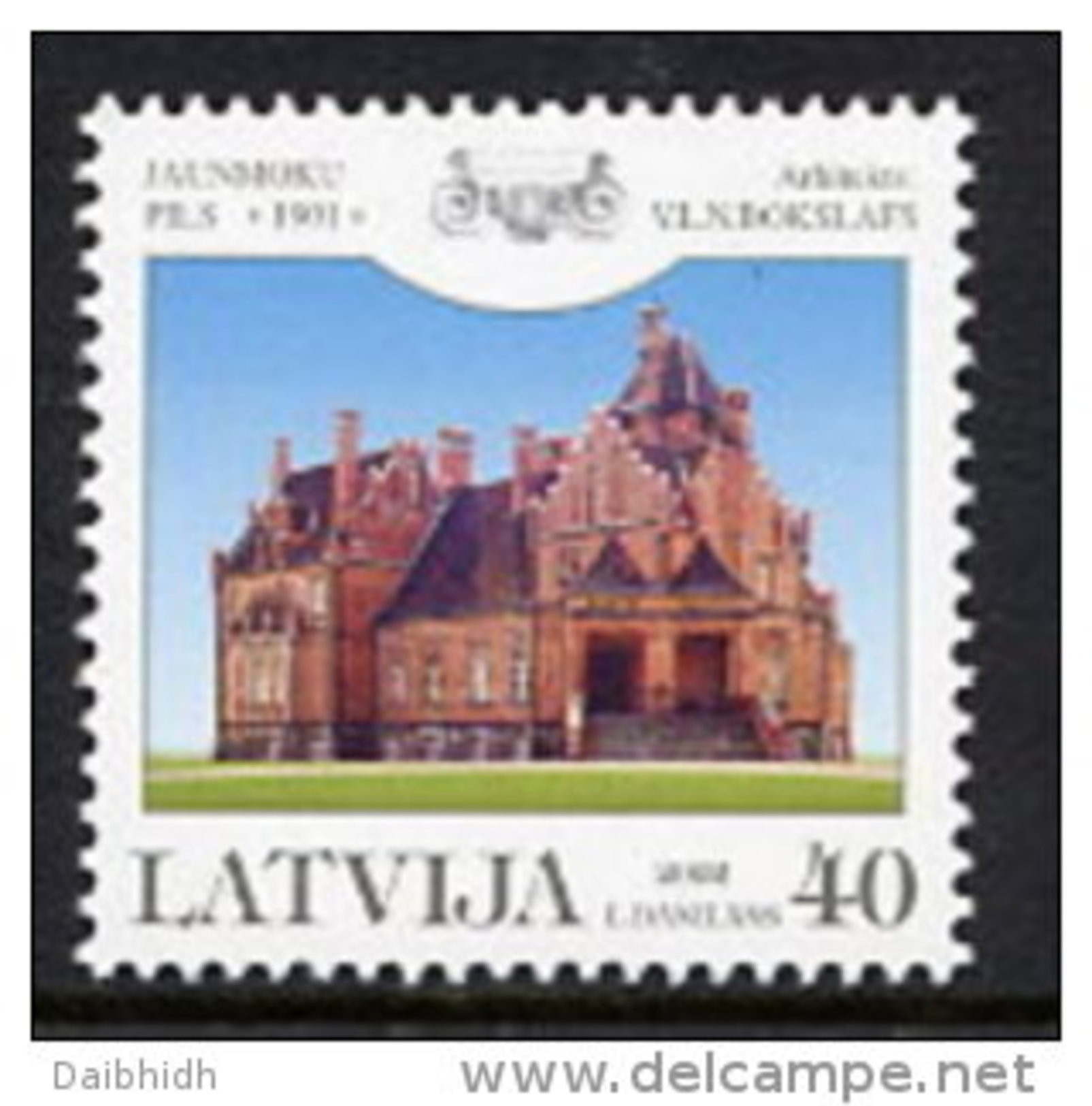 LATVIA 2002  Jaunmokas Castle MNH / **.  Michel 577 - Latvia
