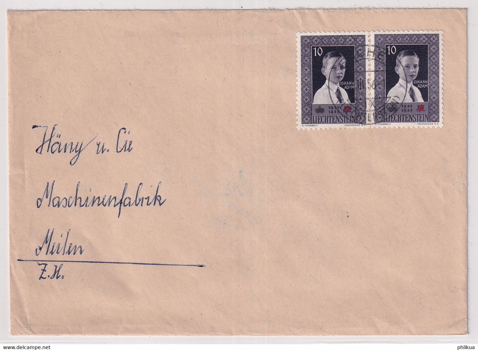 Zumstein 282 / Michel 338 Auf Brief Gelaufen Ab Eschen - Covers & Documents