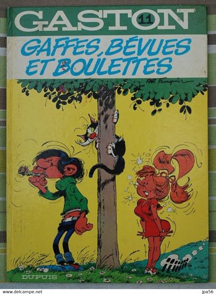 Gaston Tome 11, Gaffes, Bévues Et Boulettes, Franquin - Gaston