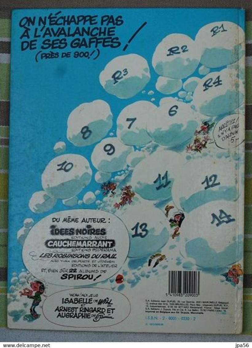 Gaston Tome 11, Gaffes, Bévues Et Boulettes, Franquin - Gaston