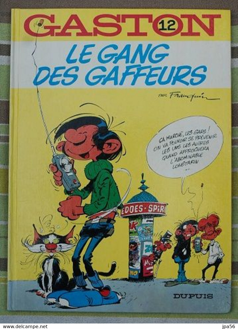 Gaston Tome 12, Le Gang Des Gaffeurs, Franquin - Gaston