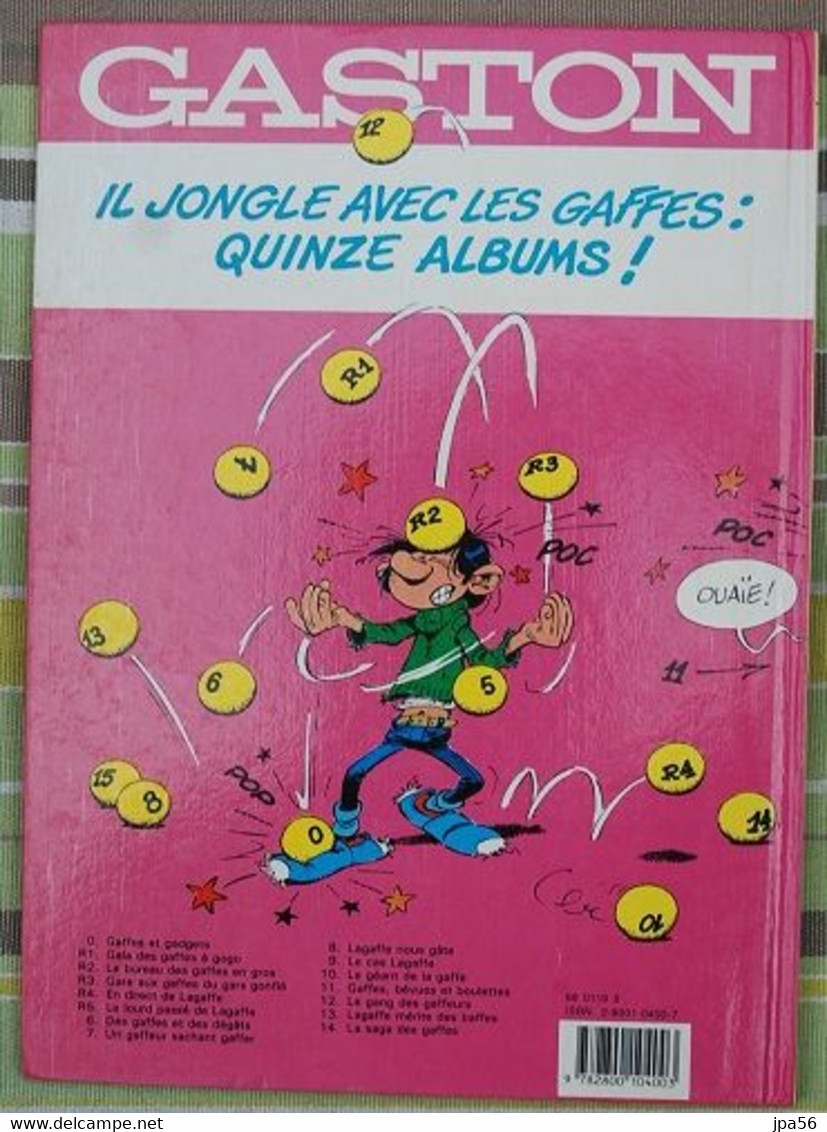 Gaston Tome 12, Le Gang Des Gaffeurs, Franquin - Gaston