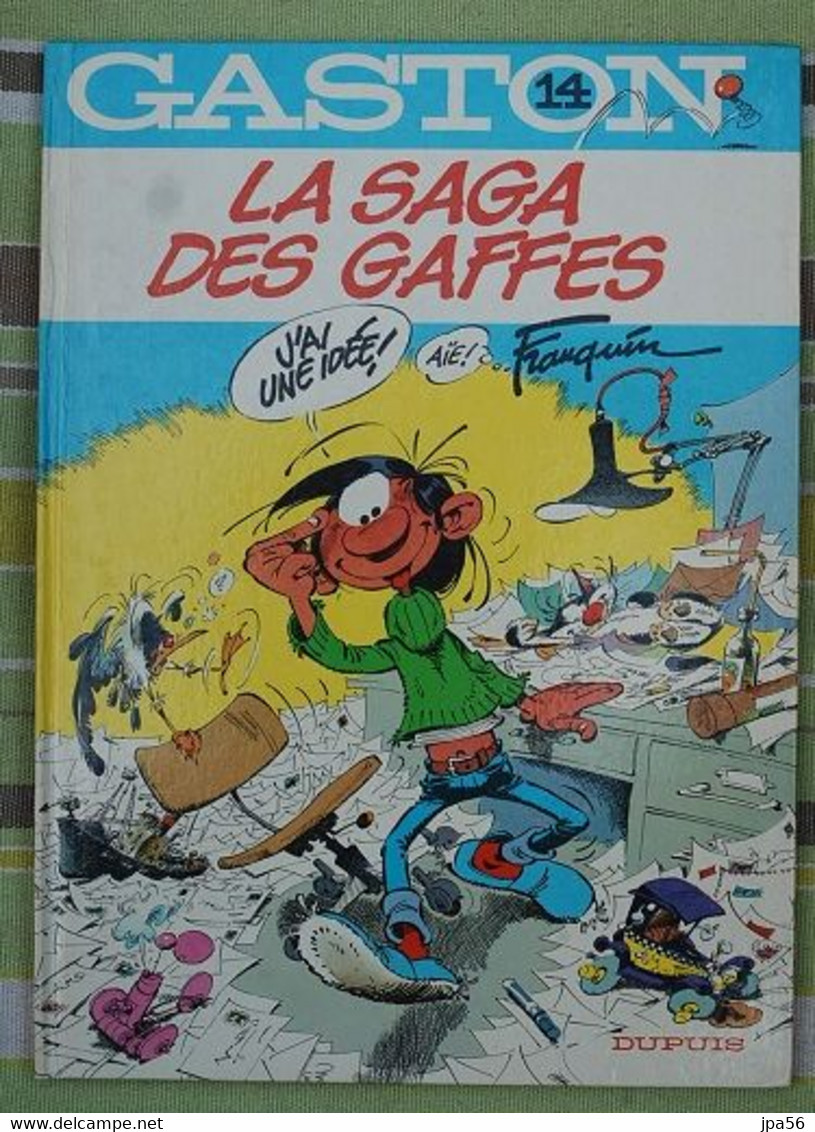 Gaston Tome 14, La Saga Des Gaffes, Franquin - Gaston