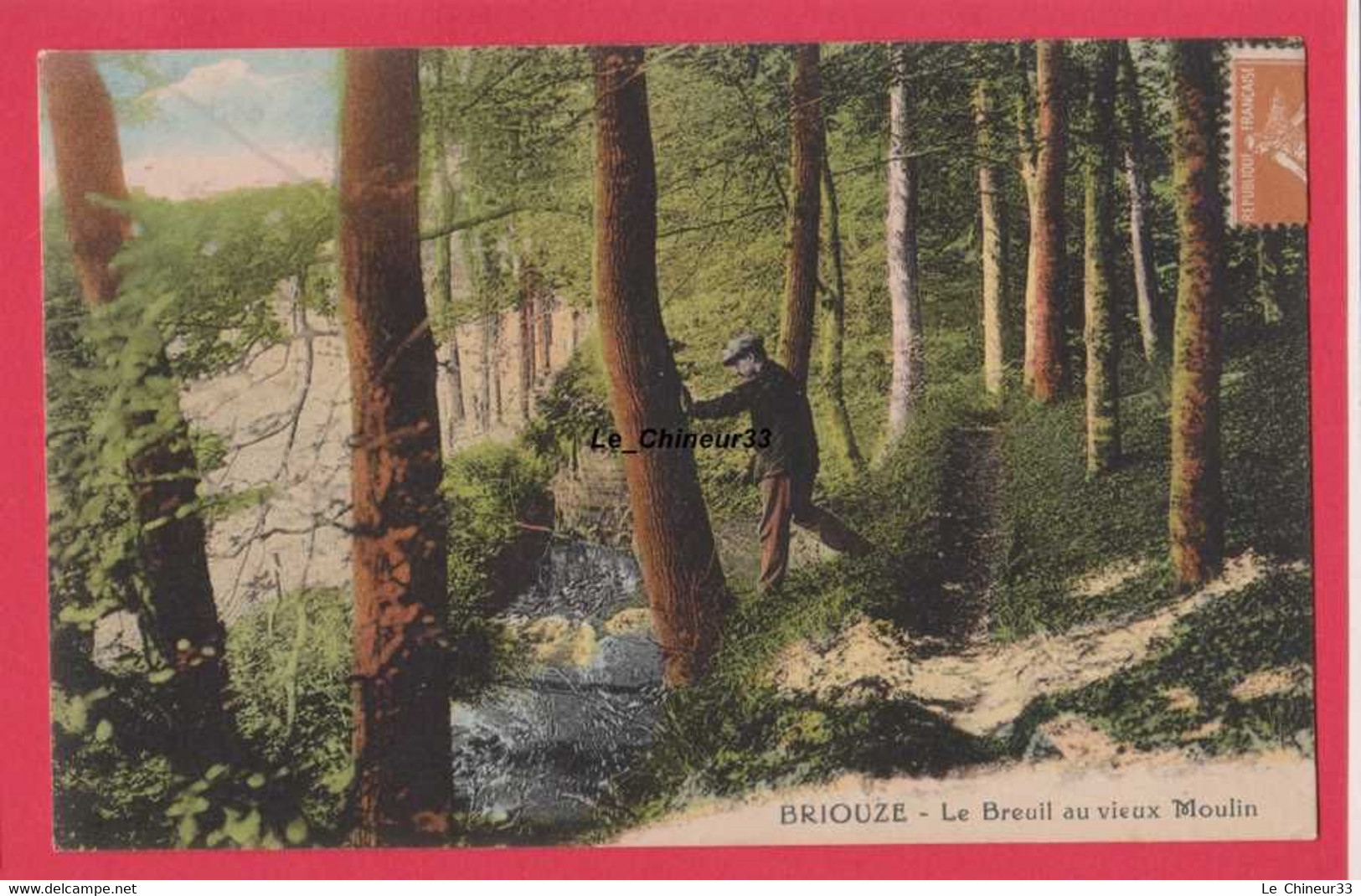 61 -  BRIOUZE----Le Breuil Au Vieux Moulins---animé---colorisée - Briouze