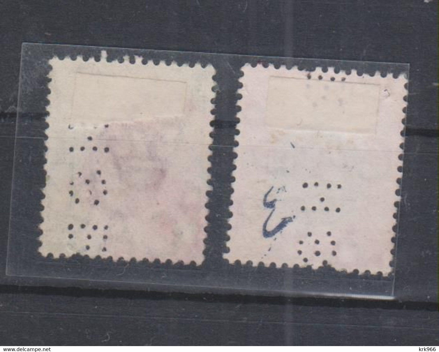 HONG KONG Nice Stamps Perfins - Oblitérés