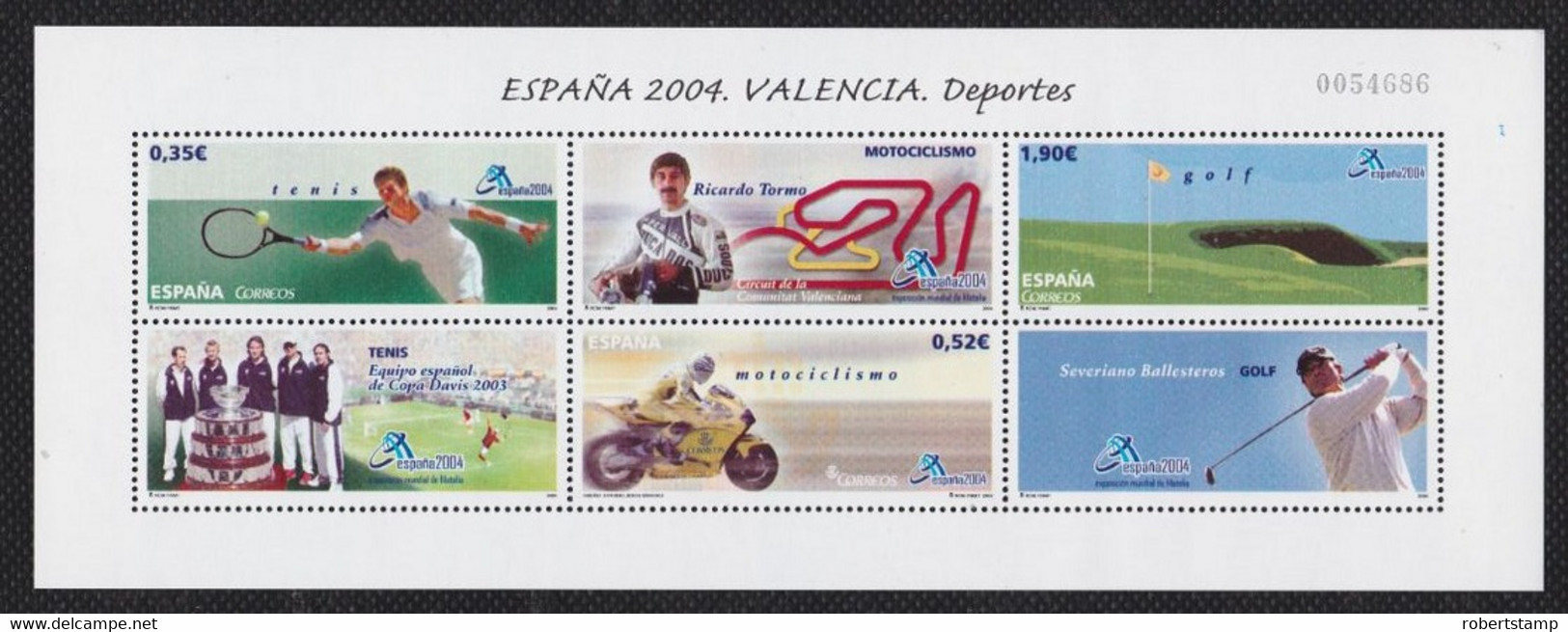 ESPAÑA 2004 - Exposición Mundial De Filatelia Hoja Bloque Nueva Sin Fijasellos Edifil Nº 4091 -MNH- - Blocs & Hojas