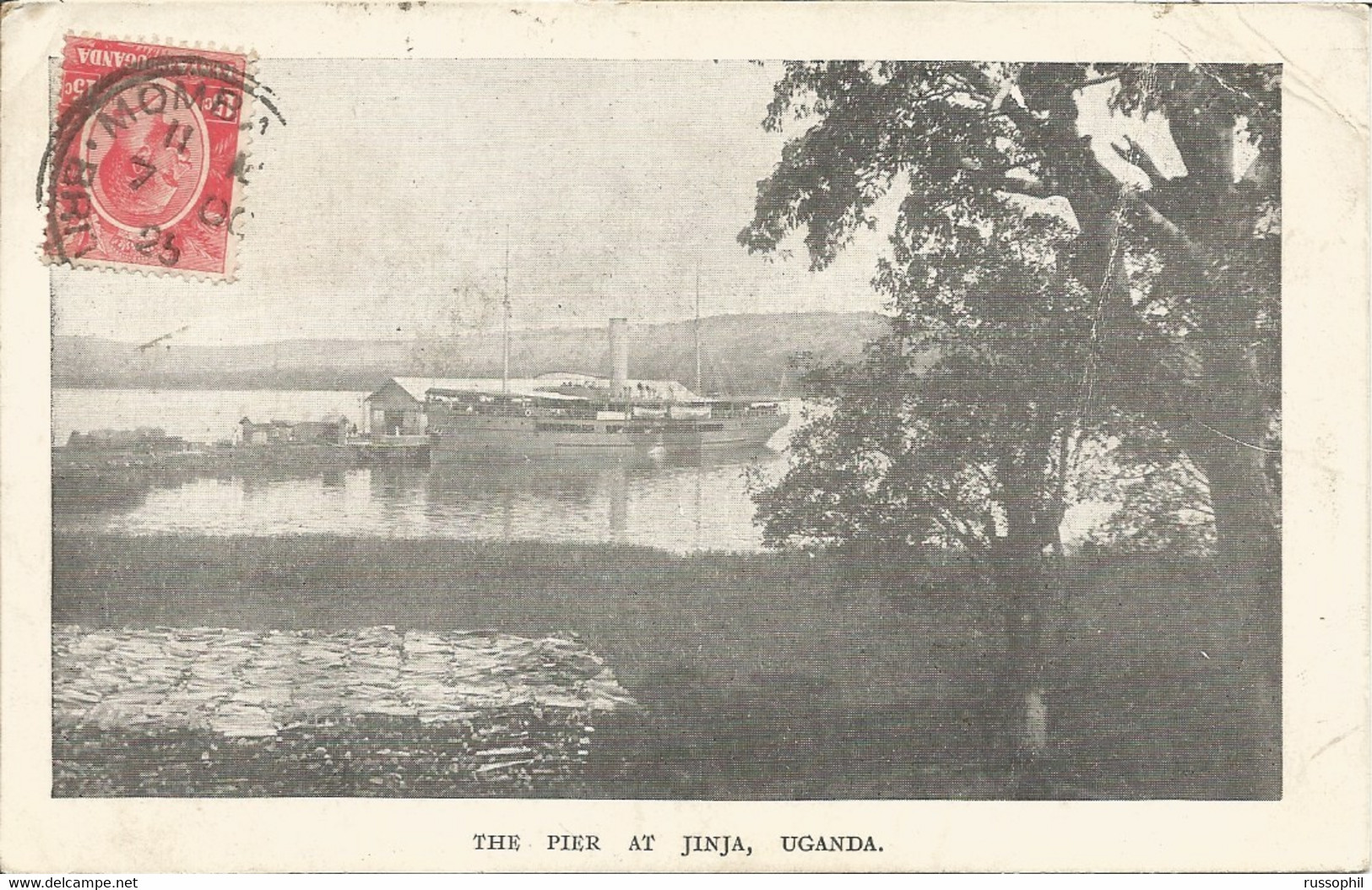 UGANDA - EAST AFRICA - THE PIER AT JINJA - 1925 - Ouganda