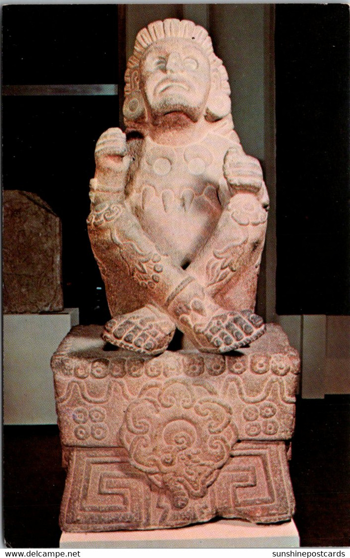 New York World's Fair 1965 Mexican Pavilion Sculpture In Stone God Of Flowers - Ausstellungen