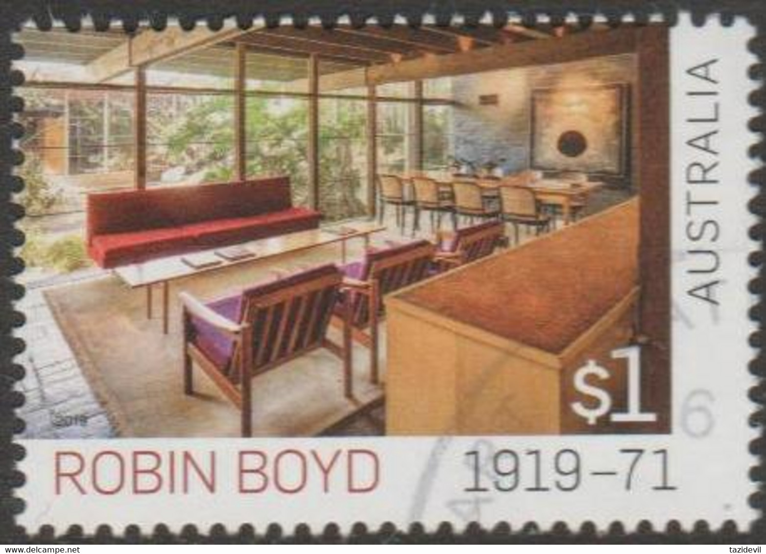 AUSTRALIA - USED 2019 $1.00 Robin Boyd - Architect - Usados