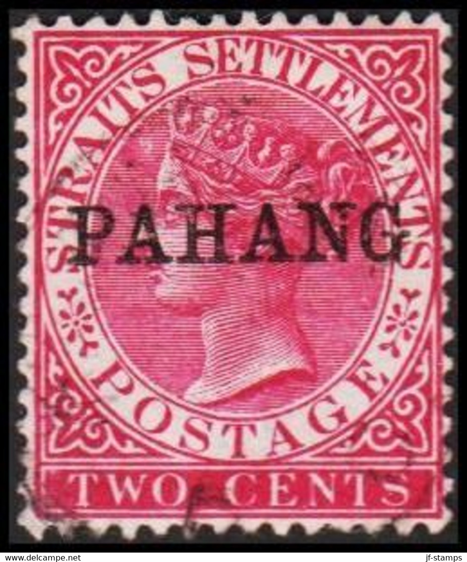 1889-1890. PAHANG.  PAHANG Overprint On TWO CENTS Victoria From Straits Settlements. - JF519229 - Pahang
