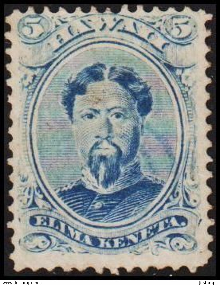 1882-1890. HAWAII. Lunalilo 5 CENTS.  (Michel 29) - JF519289 - Hawaii