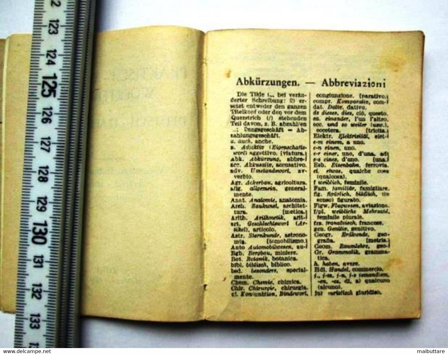 Il Dizionario Tascabile (con Bandiere) Anno 1941 - Pag 200 - Wörterbücher 