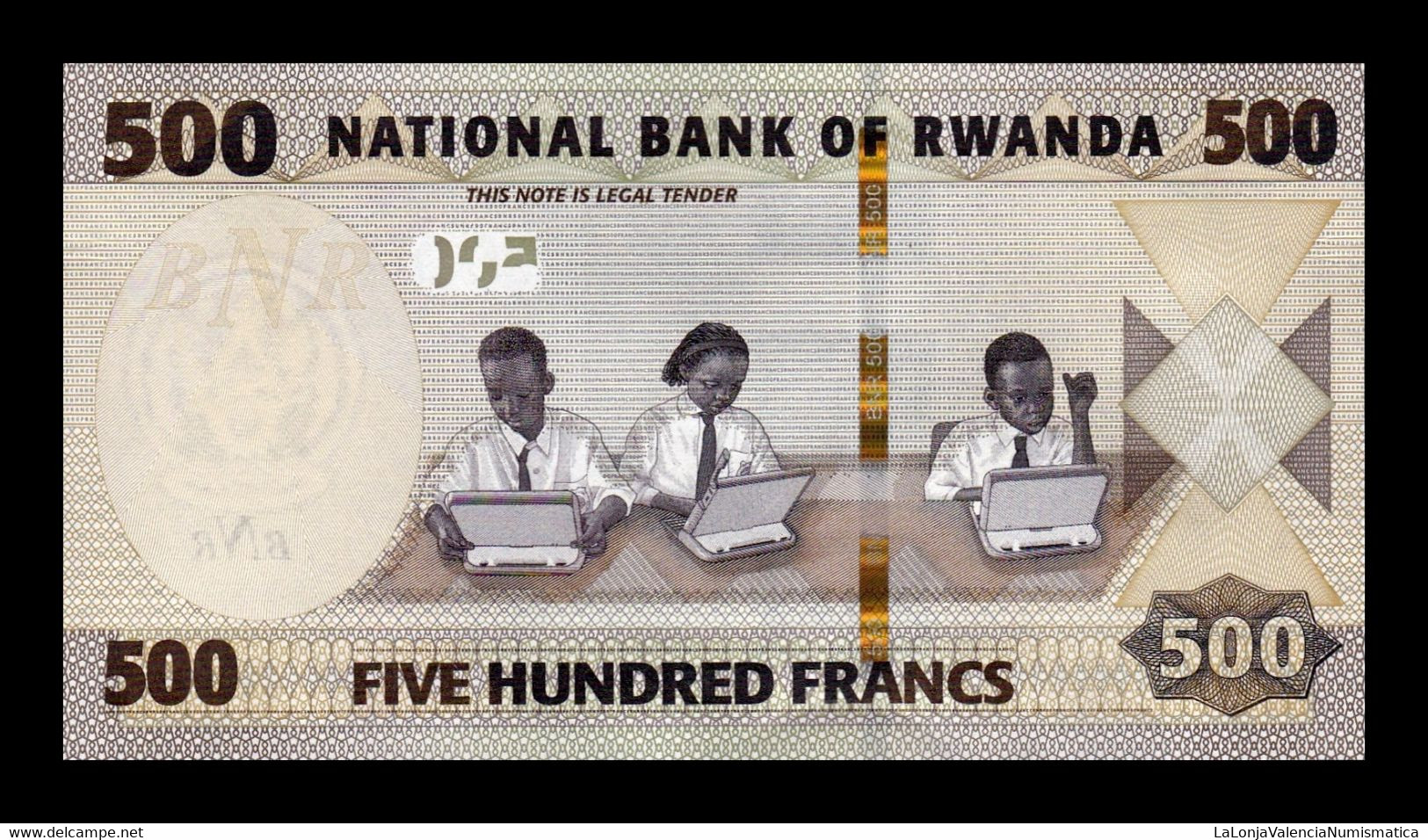 Ruanda Rwanda 500 Francs 2019 Pick 42 Capicua SC UNC - Rwanda