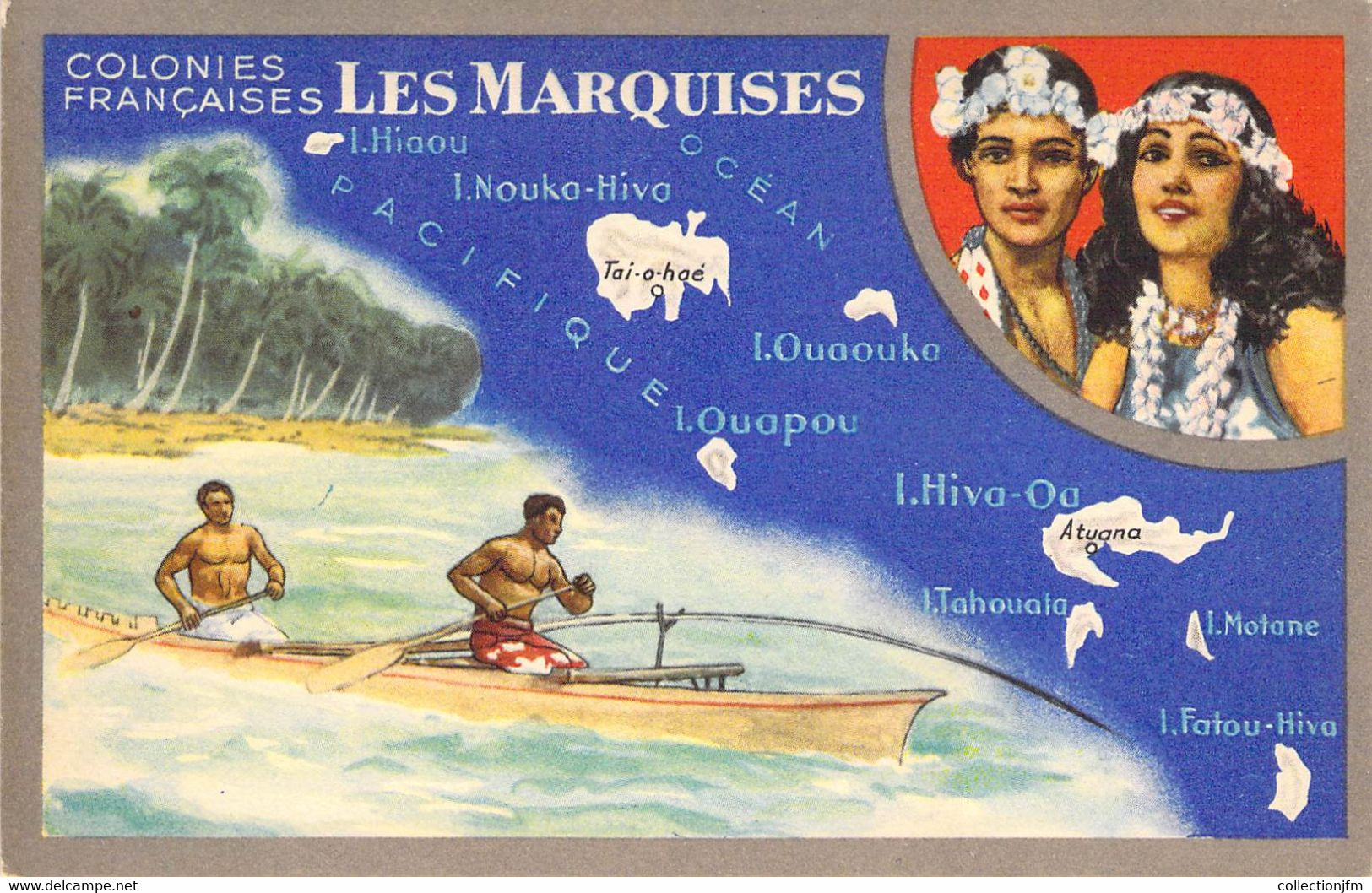 CPA POLYNESIE / TAHITI "Iles Marquises" - Polynésie Française