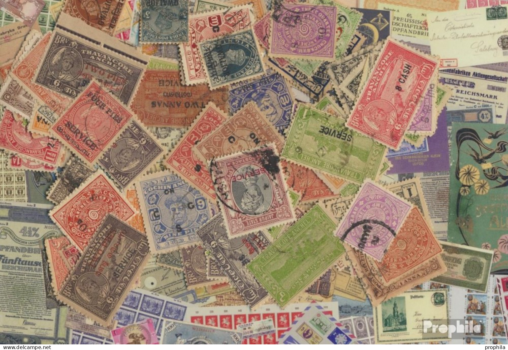 Indien 200 Verschiedene Marken  Indische Staaten - Verzamelingen & Reeksen