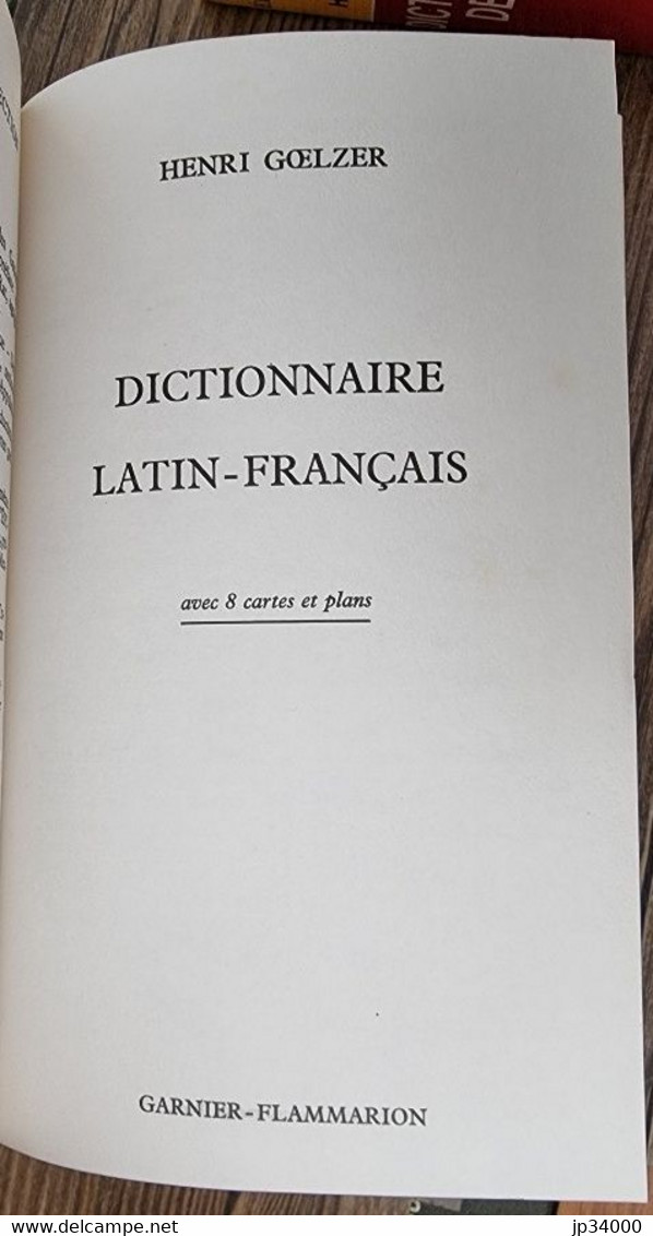 Dictionnaire De Latin De Poche // Latin - Français. (Goelzer 1966) - Dictionnaires