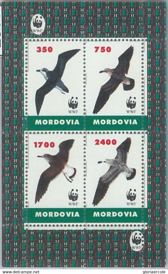 M2011 - RUSSIAN STATE, SHEET: WWF, Birds, Fauna  R04.22 - Gebruikt