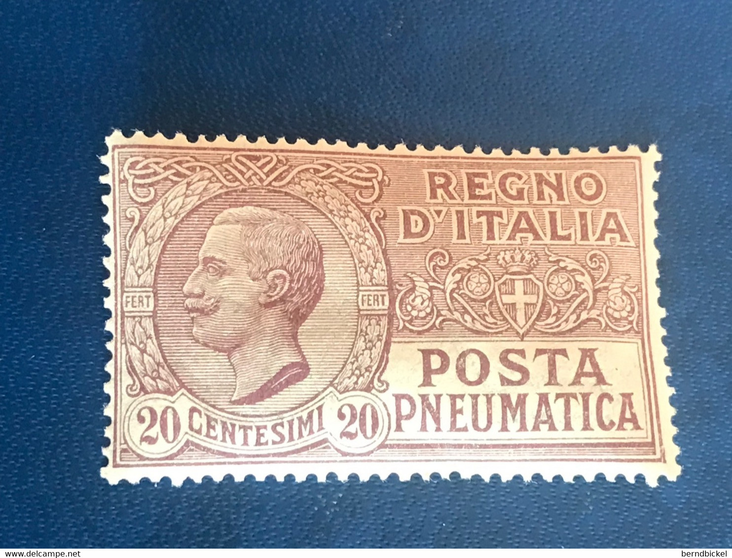 Italien 20 Centesimi 1925 Postfrisch Posta Pneumatica Michel 253 - Pneumatische Post