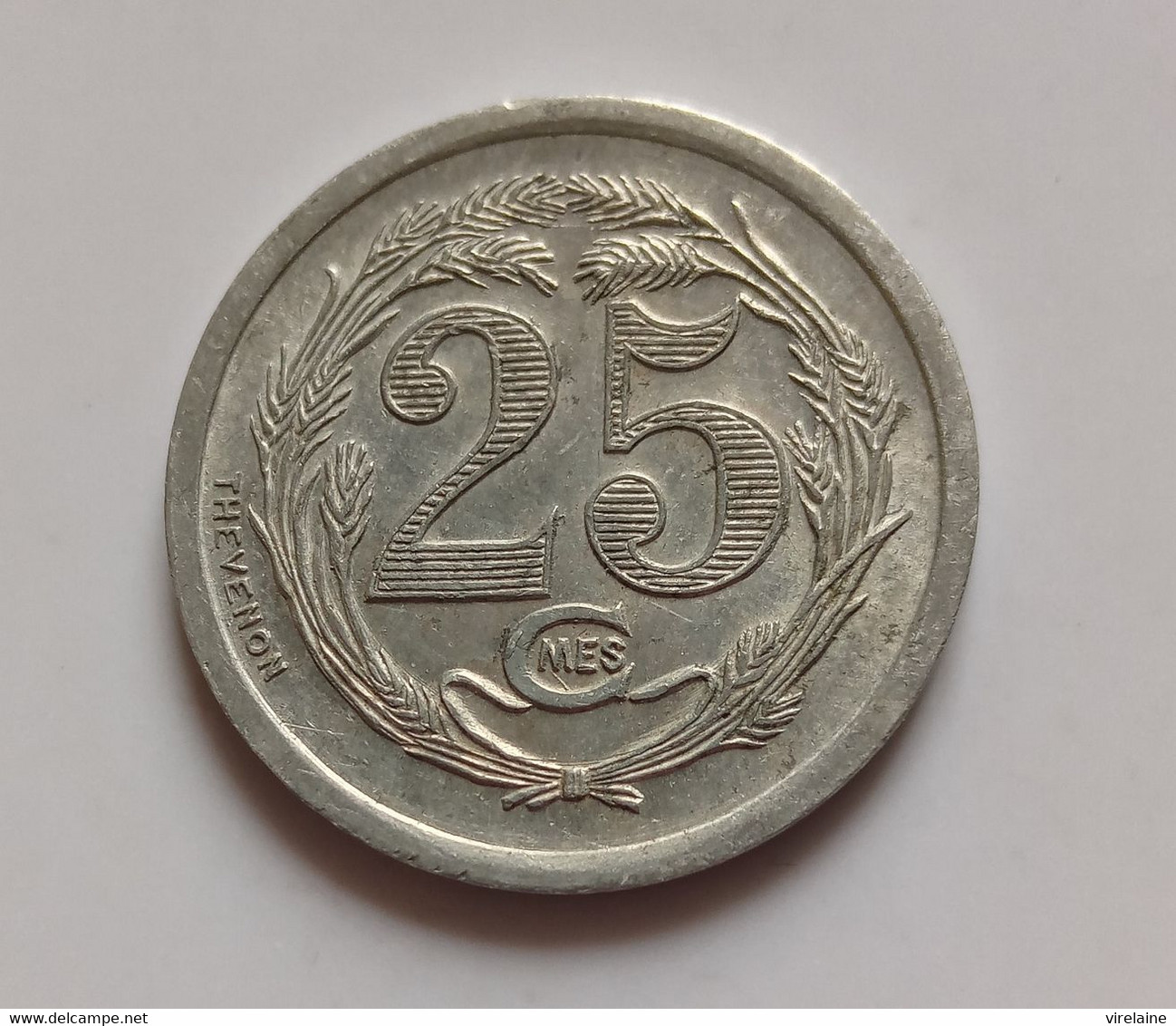 Monnaie De Nécessité Syndicat Des Hôtels & Cafés CARPENTRAS 25 Centimes (B16 24) - Monétaires / De Nécessité